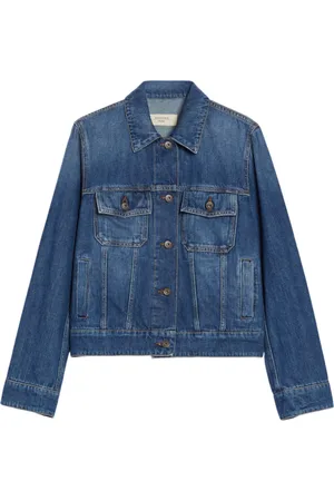 Max Mara Dames, Jassen, Blauw, Maat: M Denim
