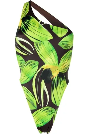 Louisa Ballou Dames, Badkleding, Groen, Maat: M