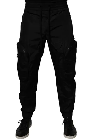 Dolce & Gabbana Heren, Broeken, Zwart, Maat: M Nylon