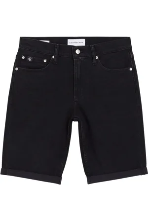 Calvin Klein Heren, Korte broeken, Zwart, Maat: W31 Katoen