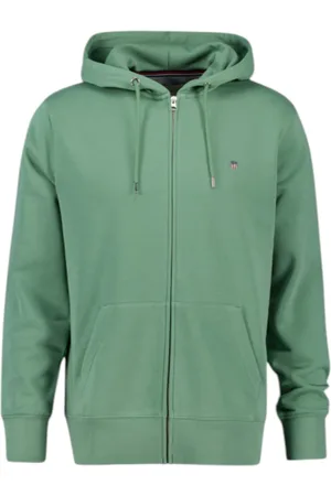 GANT Heren, Sweatshirts & Hoodies, Groen, Maat: M Katoen