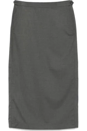 REMAIN Birger Christensen Dames, Rokken, Grijs, Maat: L