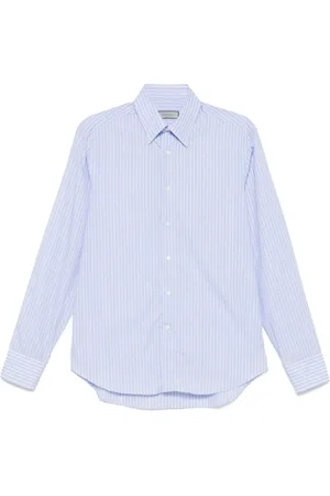 CANALI Heren, Overhemden, Blauw, Maat: XL