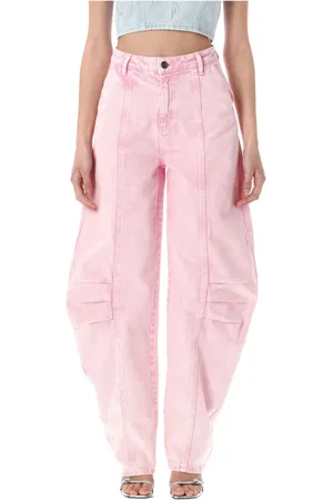 ROTATE Dames, Jeans, Roze, Maat: S Denim