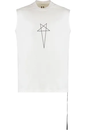 Rick Owens Heren, Tops, Wit, Maat: 2XL Katoen
