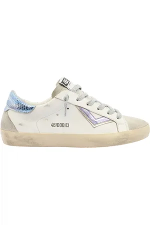 4b12 Dames, Schoenen, Wit, Maat: 40 EU Leer