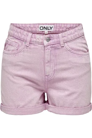 ONLY Dames, Korte broeken, Roze, Maat: XS Katoen