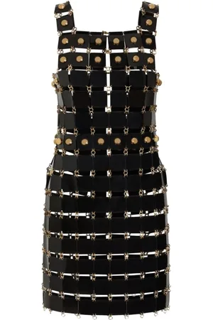 Paco rabanne Dames, Jurken, Zwart, Maat: XS