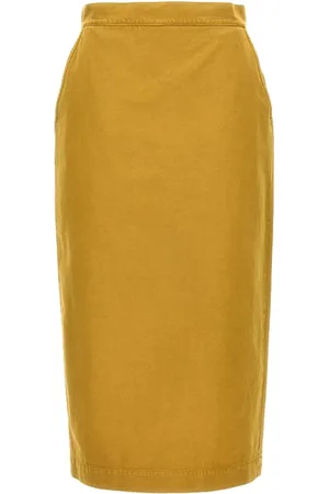 Max Mara Dames, Rokken, Geel, Maat: M