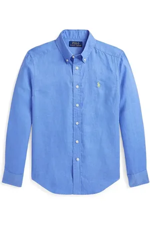 Ralph Lauren Heren, Overhemden, Blauw, Maat: L
