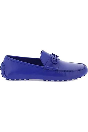 Salvatore Ferragamo Heren, Schoenen, Blauw, Maat: 40 1/2 EU Leer