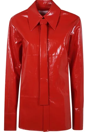 Jil Sander Dames, Overhemden, Rood, Maat: XS