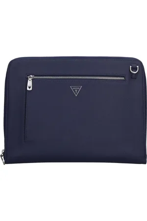 Guess Unisex, Tassen, Blauw, Maat: ONE Size Leer
