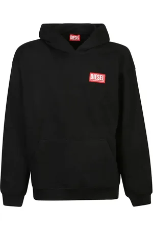Diesel Heren, Sweatshirts & Hoodies, Zwart, Maat: L