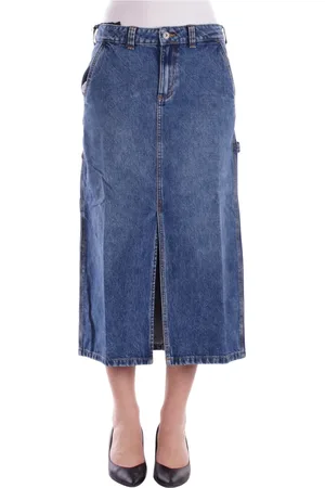 Dickies Dames, Rokken, Blauw, Maat: M Denim