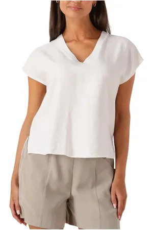 ACCESS FASHION Dames, Tops, Wit, Maat: XS Linnen