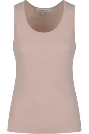 Maison Kitsuné Dames, Tops, Roze, Maat: L Katoen
