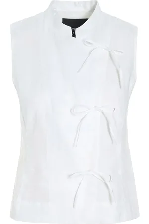 Bitte Kai Rand Dames, Blouses & Shirts, Wit, Maat: S Linnen