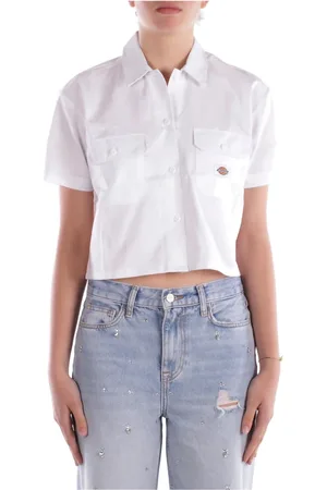 Dickies Dames, Tops, Wit, Maat: XS Katoen