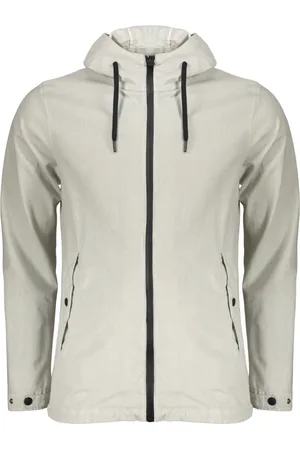 HERNO Heren, Jassen, Grijs, Maat: 2XL Linnen