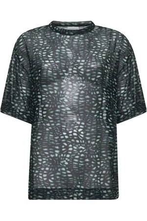 DRIES VAN NOTEN Dames, Blouses & Shirts, Groen, Maat: M Polyamide
