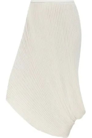 Issey Miyake Dames, Rokken, Wit, Maat: M