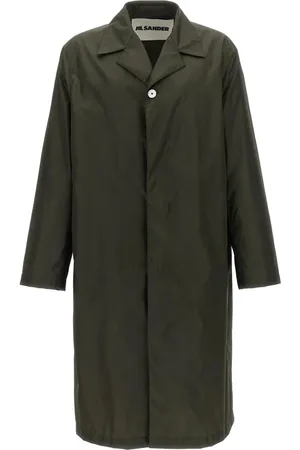 Jil Sander Heren, Mantels, Groen, Maat: L Polyamide
