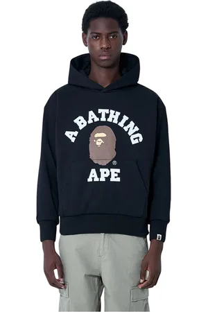 A Bathing Ape Heren, Sweatshirts & Hoodies, Zwart, Maat: XL Katoen