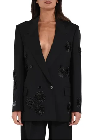 Msgm Dames, Jassen, Zwart, Maat: XS Wol