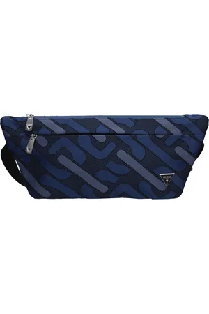 Guess Heren, Tassen, Blauw, Maat: ONE Size