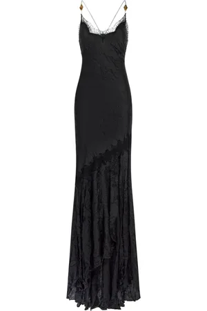 Roberto Cavalli Dames, Jurken, Zwart, Maat: XS Poliester
