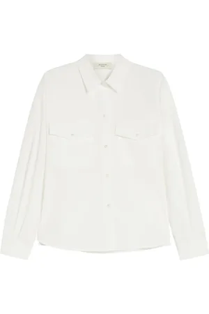 Max Mara Dames, Blouses & Shirts, Wit, Maat: M