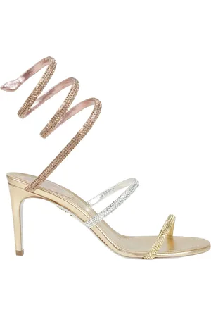 RENE CAOVILLA Dames, Schoenen, Geel, Maat: 40 EU Leer