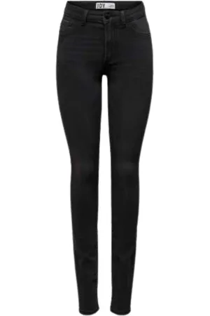 JACQUELINE DE YONG Dames, Jeans, Zwart, Maat: S Denim