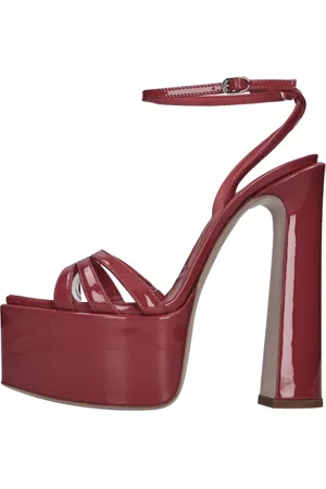 LE SILLA Dames, Schoenen, Rood, Maat: 38 EU Leer