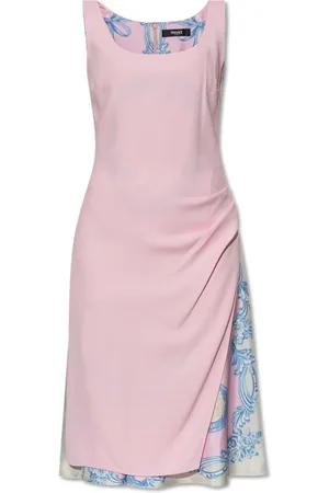 VERSACE Dames, Jurken, Roze, Maat: 2XS Viscose
