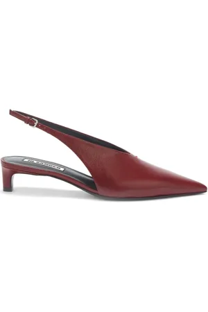 Jil Sander Dames, Schoenen, Rood, Maat: 38 EU Leer