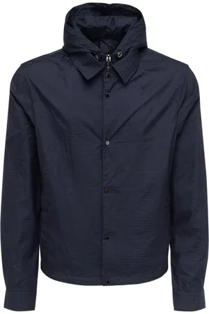 Emporio Armani Heren, Jassen, Blauw, Maat: XL Katoen