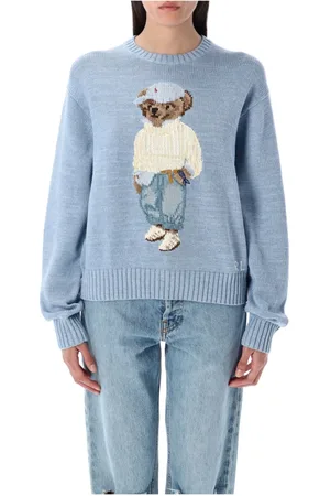 Ralph Lauren Dames, Truien, Blauw, Maat: XS Katoen