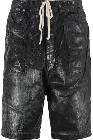 Rick Owens Heren, Korte broeken, Zwart, Maat: S Katoen