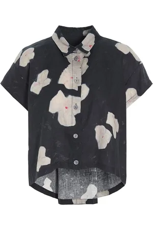 Bitte Kai Rand Dames, Blouses & Shirts, Zwart, Maat: S Linnen