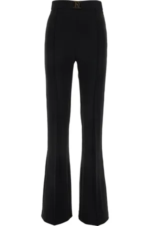 Elisabetta Franchi Dames, Broeken, Zwart, Maat: L