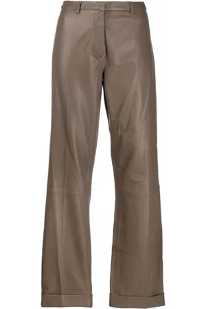 FEDERICA TOSI Dames, Broeken, Bruin, Maat: XS