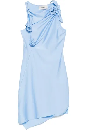 COPERNI Dames, Jurken, Blauw, Maat: S Jersey