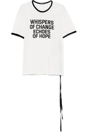 ANN DEMEULEMEESTER Heren, Tops, Wit, Maat: M