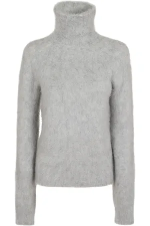 Max Mara Dames, Truien, Grijs, Maat: S Polyamide
