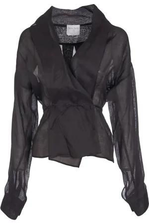 FORTE FORTE Dames, Blouses & Shirts, Zwart, Maat: S