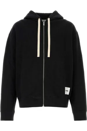 Jil Sander Heren, Sweatshirts & Hoodies, Zwart, Maat: S Katoen