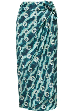 Maliparmi Dames, Rokken, Blauw, Maat: S Zijde