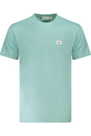 Calvin Klein Heren, Tops, Blauw, Maat: L Katoen